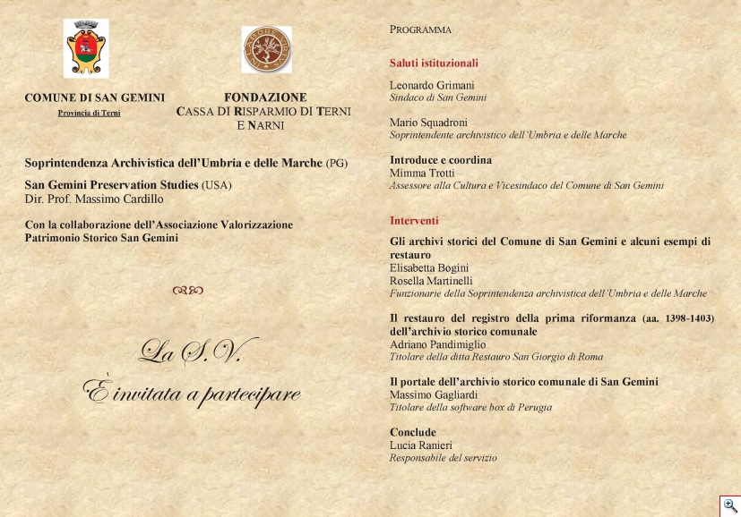 Presentazione Portale2. Invito